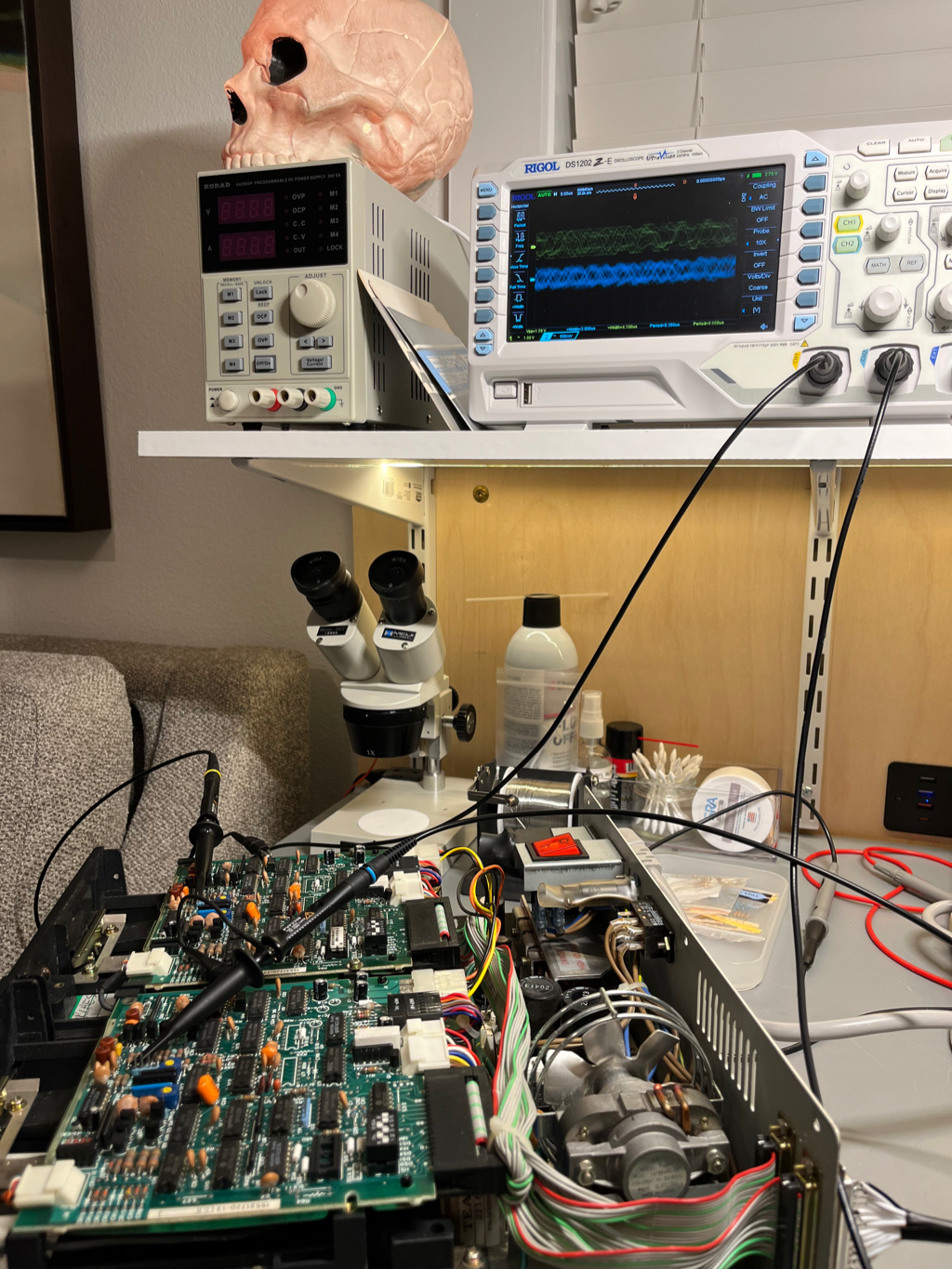 Trying to align the drives without an alignment disk.